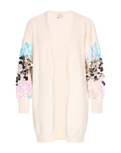 Вязаный кардиган Knit Cardigan, белый Izia