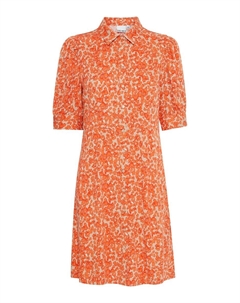 Платье рубашка Shirt Dress AYA, оранжевый Ichi