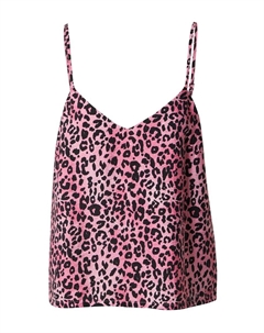 Топ на тонких бретельках Top Jade, цвет pink/black Edited