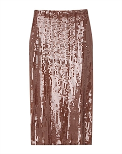 Юбка макси Skirt, цвет auburn Pull & bear