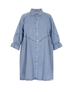 Платье рубашка Shirt Dress, синий деним Mymo