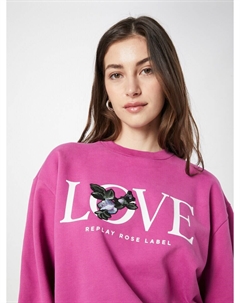 Свитер Sweatshirt, розовый Replay