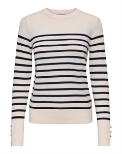 Тонкий вязаный свитер Sweater, белый Jdy