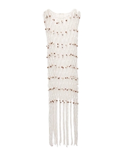 Пляжное платье Beach Dress, натуральный белый Pull & bear