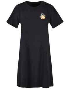 Мини платье Dress Sesamstraße Chocolate Cookie, черный F4nt4stic