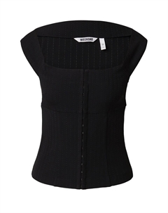 Топ без рукавов Top Raven, черный Weekday