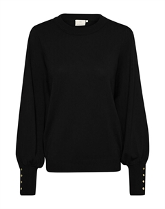 Тонкий вязаный свитер Sweater Lizza, черный Kaffe