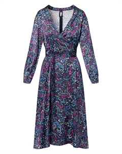 Платье миди Dress, ночной синий Quiosque