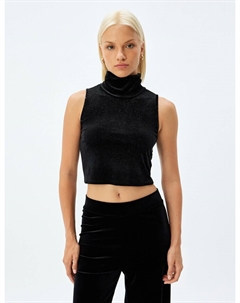 Укороченный топ Top, черный Koton