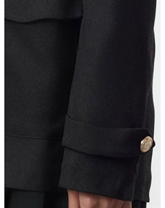 Длинный блейзер Blazer, черный Trendyol