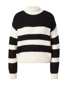 Тонкий вязаный свитер Sweater DINEA, белый Jdy