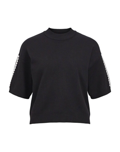 Тонкий вязаный свитер Sweater, черный Object