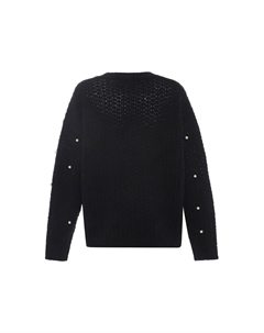 Тонкий вязаный свитер Sweater, черный Faina