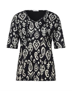 Туника Tunic, пятнистый черный Cecil