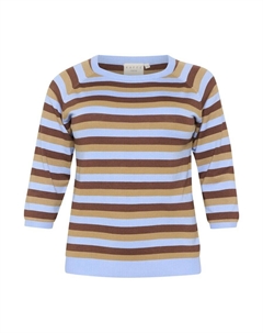 Тонкий вязаный свитер Sweater Tilda, небесно-синий Kaffe curve