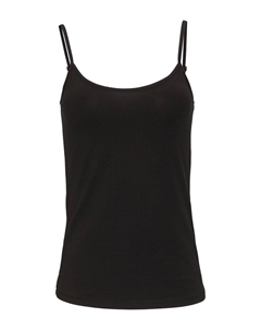 Топ на тонких бретельках Top, черный Comma,