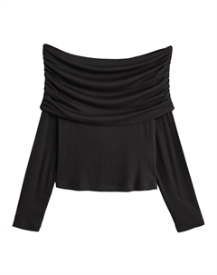 Лонгслив Shirt, черный Next