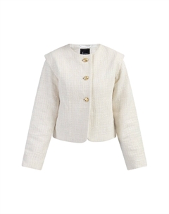 Короткий блейзер Blazer, белый Faina