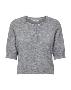 Вязаный кардиган Knit Cardigan ALVA, пятнистый серый Jdy