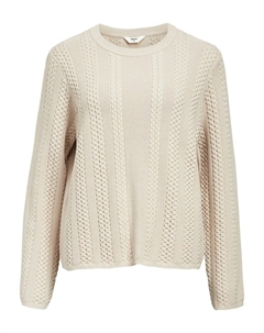 Базовый свитер Sweater OBJReynard, серо-бежевый Object