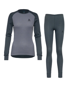 Термобелье Bralette Base Layer Active Warm Eco, цвет smoke blue/dusty blue Odlo