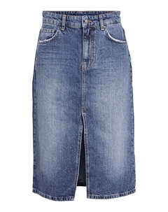 Юбка миди Skirt HARLOW, синий деним Object