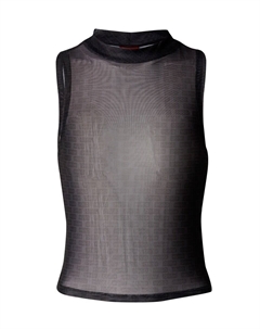 Укороченный топ Top Deleane, черный Hugo