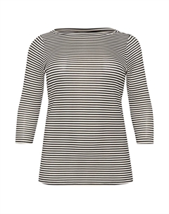 Топ Shirt Malle, черный Kaffe curve