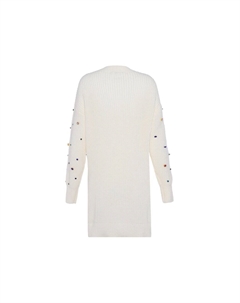 Вязаное платье Knitted dress, натуральный белый Faina