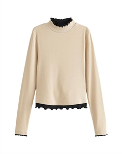 Лонгслив Shirt, кремовый Next