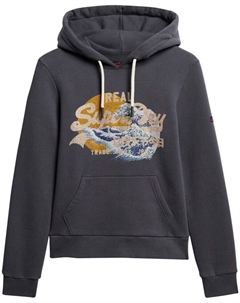 Толстовка с капюшоном Sweatshirt Tokyo, темно-серый Superdry