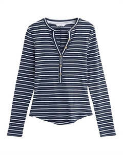 Классический топ Shirt Bodysuit, темно-синий Next