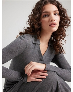 Платье из джерси Dress, серый Calvin klein