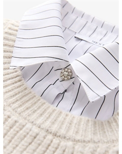 Тонкий вязаный свитер Sweater, бежевый Next