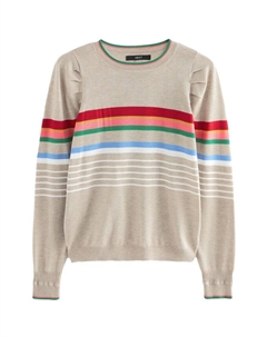 Тонкий вязаный свитер Sweater, серо-бежевый Next