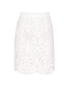 Юбка миди Skirt, белый Faina
