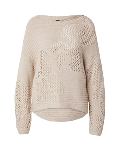 Тонкий вязаный свитер Sweater, кремовый Comma,