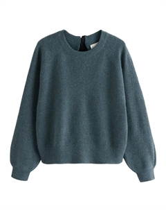 Тонкий вязаный свитер Sweater, темно-синий Next