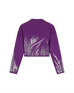 Тонкий вязаный свитер Sweater, фиолетовый Faina