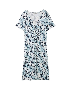Летнее платье Summer Dress, цвет navy/cyan blue/light blue Tom tailor