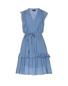 Платье рубашка Shirt Dress, светло-синий Faina