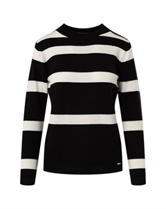 Тонкий вязаный свитер Sweater 6TP007, пятнистый черный Quiosque