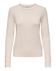 Базовый свитер Sweater Malou, кремовый Jdy