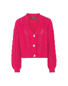 Вязаный кардиган Knit Cardigan, розовый Faina