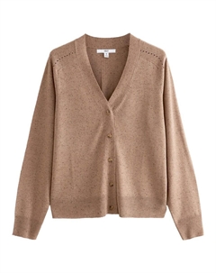 Вязаный кардиган Knit Cardigan, коричневый Next