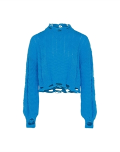 Тонкий вязаный свитер Sweater, небесно-синий Mymo