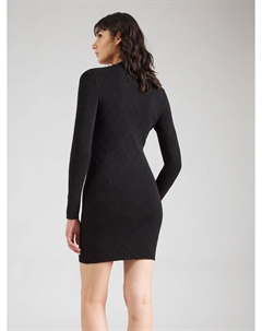 Вязаное платье Knitted dress Slipsse, ночной синий Hugo