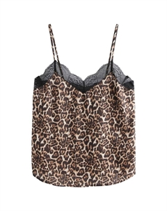 Кружевной топ Top, коричневый Next