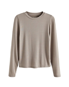 Лонгслив Shirt, бежевый Next