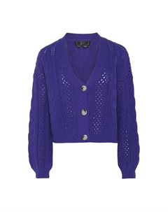 Вязаный кардиган Knit Cardigan, синий Faina